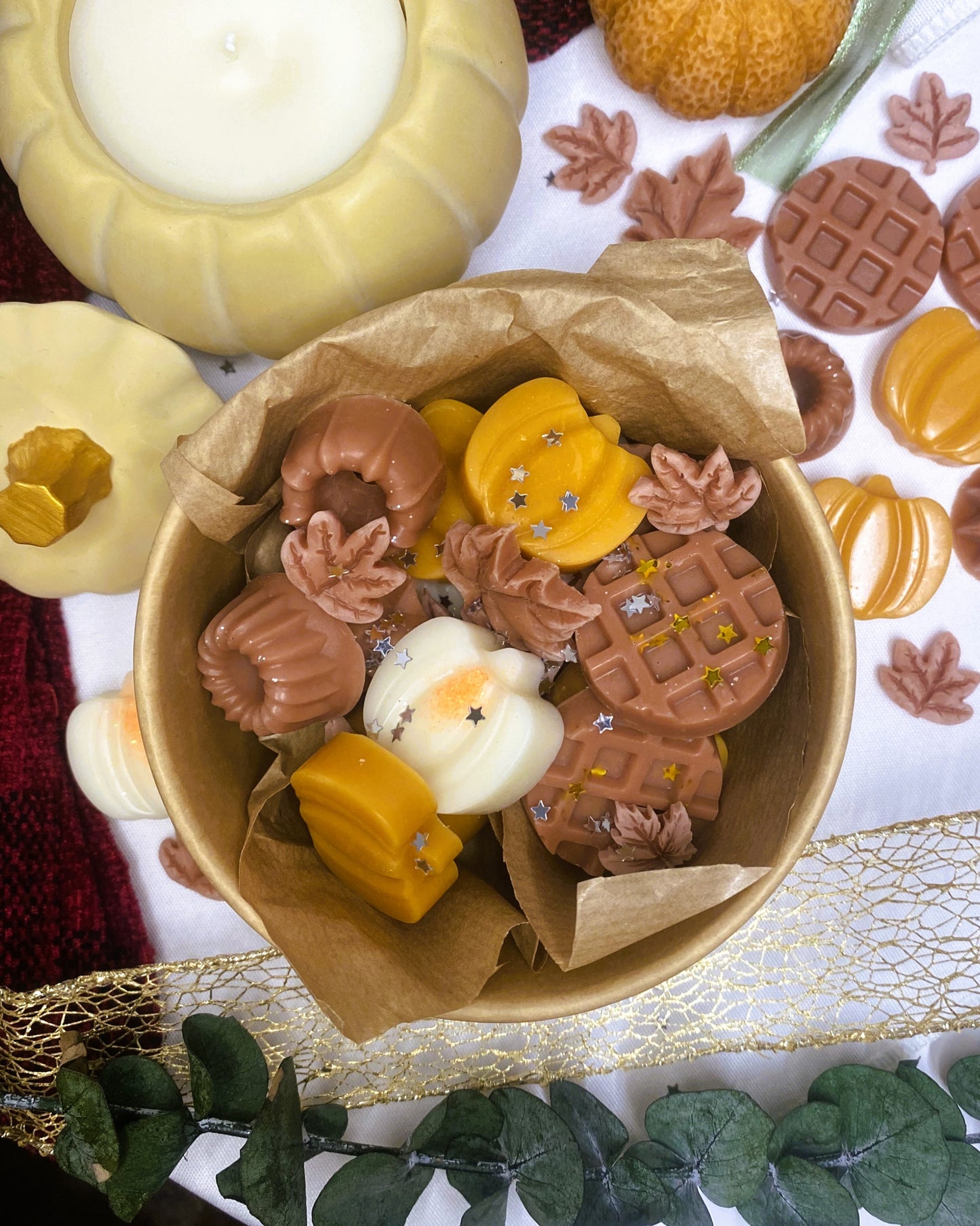 🍂 Pumpkin Wax Melts – Το Άρωμα του Φθινοπώρου | 100% Φυτικό Κερί