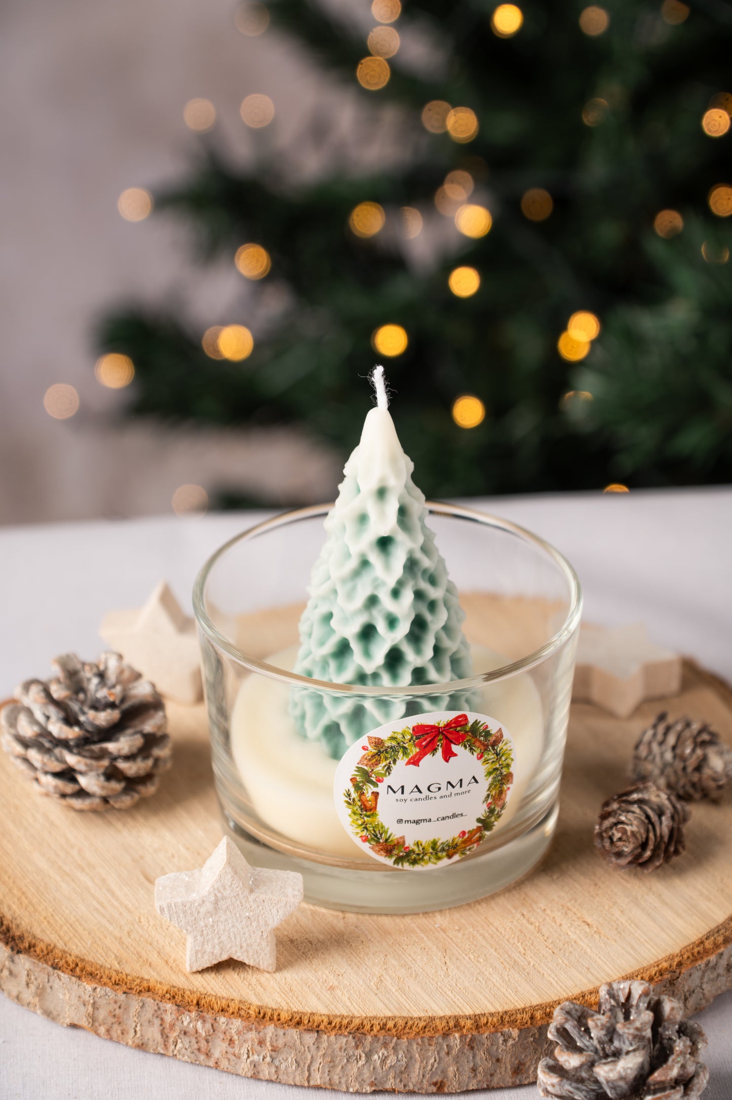 Χριστουγεννιάτικο Δεντράκι | 100% Φυτικό Κερί