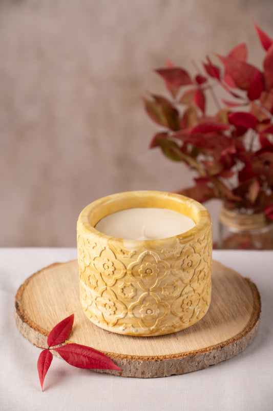 Αρωματικό Κερί | Χειροποίητο Πορσελάνινο Δοχείο