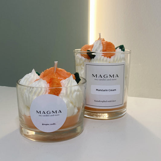 Αρωματικό Φυτικό Κερί Κρέμα Μανταρίνι