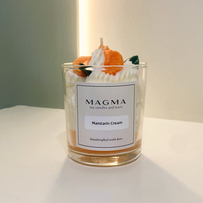 Αρωματικό Φυτικό Κερί Κρέμα Μανταρίνι