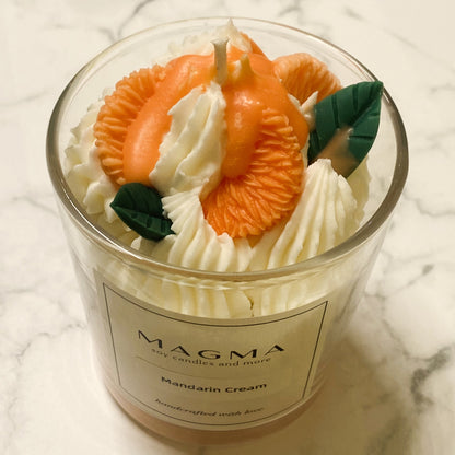 Αρωματικό Φυτικό Κερί Κρέμα Μανταρίνι